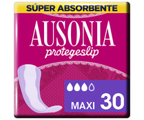 Salvaslips maxi con neutralizador de olor AUSONIA 30 uds.