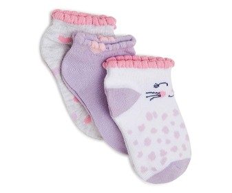 Lote de 3 pares de calcetines para bebé IN EXTENSO, talla 18/20. Lote de 3 pares de calcetines para bebé IN EXTENSO, talla 18/20.