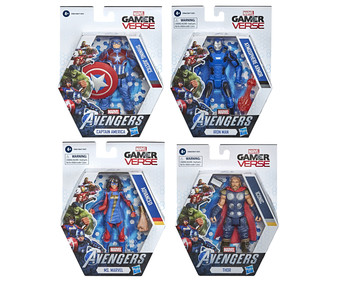 Surtido de figuras articuladas de 15cm, Gamer Verse LOS VENGADORES. Surtido de figuras articuladas de 15cm, Gamer Verse LOS VENGADORES.