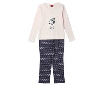 Pijama de algodón para mujer SNOOPY, talla S