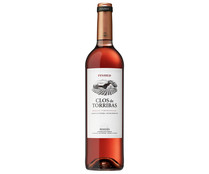 Vino rosado ecológico con denominación de origen Penedés CLOS DE TORRIBAS botella 75 cl.