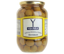 Aceitunas verdes manzanilla con hueso YBARRA bote de 500 g.