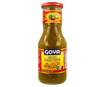 Salsa mexicana verde a base de tomate y chile jalapeño GOYA botella 500 g. Salsa mexicana verde a base de tomate y chile jalapeño GOYA botella 500 g.