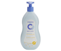 Champú y gel de baño, con extracto de camomila COSMIA BABY 750 ml.