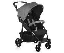 Silla de paseo para bebé hasta 15 kg, color negro, BABYNURSE Junior Y89.