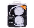 Auriculares tipo diadema SONY MDRZX110W.AE con cable, color blanco.