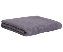 Toalla lisa de baño color gris, 360g/m², ACTUEL.