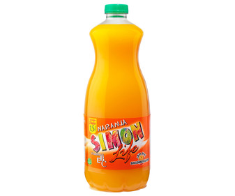 Refresco refrigerado de naranja SIMON LIFE botella de 1,5 l. Refresco refrigerado de naranja SIMON LIFE botella de 1,5 l.