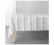 Mantel 140x240 cm. color gris, PRODUCTO ECONÓMICO ALCAMPO.