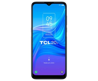 Smartphone 15,79cm (6,52") TCL 20Y Jewelry Blue, Octa-Core, 4GB Ram, 64GB, 48+2+2 Mpx, MicroSD, Dual-Sim, TCL UI (Android 11). Smartphone 15,79cm (6,52") TCL 20Y Jewelry Blue, Octa-Core, 4GB Ram, 64GB, 48+2+2 Mpx, MicroSD, Dual-Sim, TCL UI (Android 11).