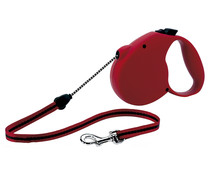 Correa para perro de cordón rojo FLEXI 3 metros Talla -XS
