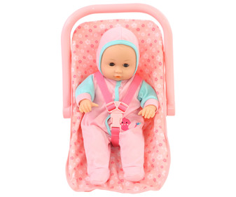 Muñeco bebé de 35cm con sonidos y maxicosi incluido, ONE TWO FUN ALCAMPO. Muñeco bebé de 35cm con sonidos y maxicosi incluido, ONE TWO FUN ALCAMPO.