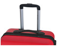 Maleta mediana de viaje rígida de color rojo de 65 cm y 4 ruedas ABS, AIRPORT ALCAMPO.