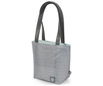 Bolsa porta alimentos color gris con asa, ACTUEL.