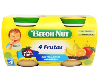 Tarrito de fruta con miel, a partir de 4 meses BEECH NUT 2 x 130 g. Tarrito de fruta con miel, a partir de 4 meses BEECH NUT 2 x 130 g.