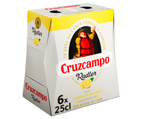 Cerveza Radler CRUZCAMPO pack 6 x 25 cl. - Alcampo