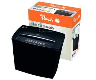 Destructora de papel con depósito de 7l. y corte en tiras de 7 mm PEACH PS400-15. Destructora de papel con depósito de 7l. y corte en tiras de 7 mm PEACH PS400-15.