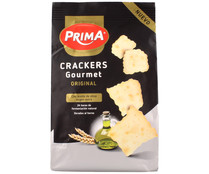 Crackers gpurmet original con aceite de oliva PRIMA 150 g. 