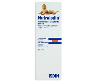 Crema facial hidratante con factor de protección 15 NUTRAISDIN 50 ml.. Crema facial hidratante con factor de protección 15 NUTRAISDIN 50 ml..