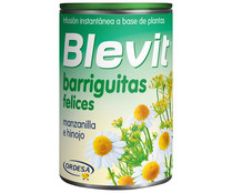 Infusión infantil instantánea a base de plantas BLEVIT Barriguitas felices 150 g.