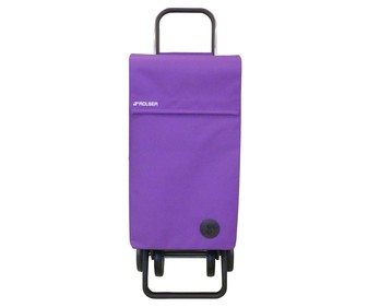 Carrito para la compra plegable modelo Paris Mf, de color malva y con 4 ruedas ROLSER. Carrito para la compra plegable modelo Paris Mf, de color malva y con 4 ruedas ROLSER.