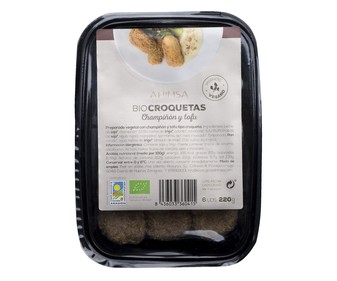 Croquetas de champiñon y tofu ecológicas 220g Croquetas de champiñon y tofu ecológicas 220g