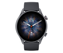 Smartwatch AMAZFIT GTR 3 PRO negro infinito, pantalla 3,68cm (1,45") Amoled, GPS, Bluetooth, nivel de estrés, frecuencia cardiáca.