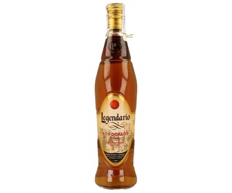 Ron dorado envejecido 4 años LEGENDARIO botella de 70 cl.
