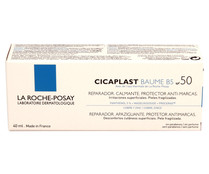 Bálsamo reparador calmante con factor de protección 50 LA ROCHE POSAY CICAPLAST 40 ml.