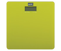 Bascula de baño de vidrio de color verde, precisión y diseño, MSV.