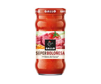 Salsa super Boloñesa, extra de carne GALLO 350 g. Salsa super Boloñesa, extra de carne GALLO 350 g.