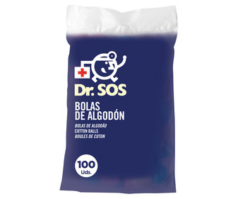 Algodones de colores DR. SOS bolsa 100 uds