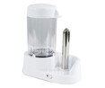 Maquina para preparar perritos calientes ORBEGOZO PR3500, 350W, hasta 6 salchichas, recipiente de vapor, punzón vertical.