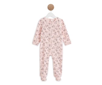 Pijama pelele de terciopelo para bebé IN EXTENSO, talla 68. Pijama pelele de terciopelo para bebé IN EXTENSO, talla 68.