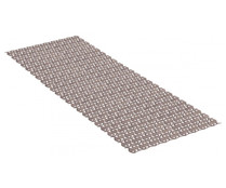 Alfombra de baño antideslizante en color rosa palo, 97x36 cm, TATAY.