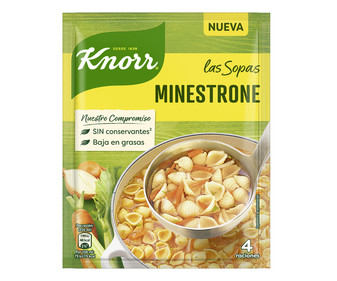 Sopa Minestrone KNORR sobre de 59 g. Sopa Minestrone KNORR sobre de 59 g.