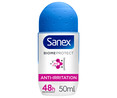 Desodorante roll on para mujer con protección antitranspirante hasta 48h y anti-irritación SANEX Biomeprotect dermo 50 ml