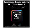 Televisión 139 cm (55") OLED LG 55A26 4K, HDR 10 PRO, SMART TV, WIFI, BLUETOOTH, TDT T2, USB reproductor y grabador, 3HDMI, 50HZ.