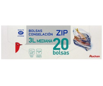 Bolsas de congelación 20 unidades Bolsas de congelación 20 unidades