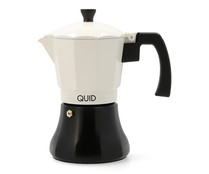 Cafetera de aluminio apto para inducción, 6 tazas, QUID.