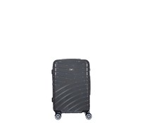 Maleta mediana 65 cm 8 ruedas abs gris oscuro, AIRPORT ALCAMPO.