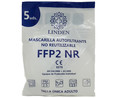 Mascarilla filtrante ffp2 (99% de eficiencia), no reutilizable LINDEN.5 uds.