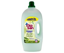 Detergente líquido para lavadora con aloe vera EKOSAN 61 lav. 4 l.