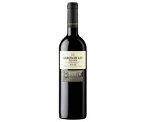 Vino tinto reserva con denominación de origen calificada Rioja BARON DE LEY botella de 75 cl.