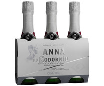 Cava brut elaborado de forma tradicional ANNA DE CODORNIU benjamín 3 x 20 cl.