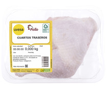 Cuarto trasero de pollo blanco con piel UVESA Bandeja