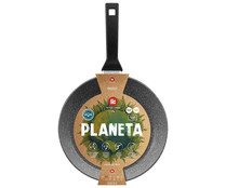 Sartén 20cm de aluminio reciclado forjado con antiadherente efecto piedra, apta para inducción, Planeta ILLA.