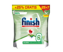 Detergente para lavavajilla en cápsulas FINISH 32 uds. x 16 g.