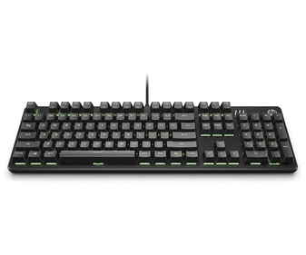 Teclado gaming HP Pavilion 550 (9LY71AA), mecánico, iluminación Led, antighosting, conexión Usb.