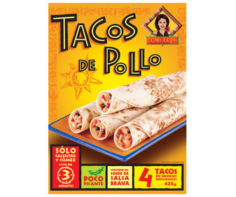 Tacos de pollo 425 gramos Tacos de pollo 425 gramos